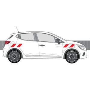 Alternative view of Kit Rouge-Blanc CL. A Standard - RENAULT Clio 5 (2019)